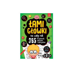 Łamigłówki na cały rok 365 krzyżówek rebusów 38023