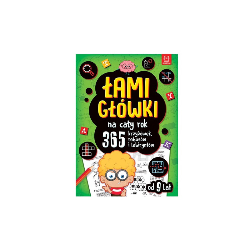 Łamigłówki na cały rok 365 krzyżówek rebusów 38023