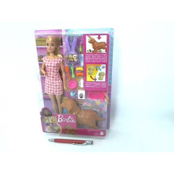 Barbie Narodziny piesków+lalka HCK75 /4