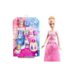 DISNEY Kopciuszek lalka 2w1 zestaw JCR95