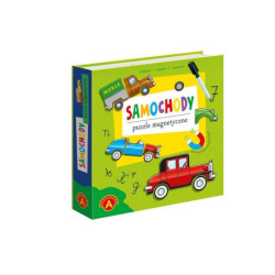 Puzzle magnetyczne układanka Samochody 26795