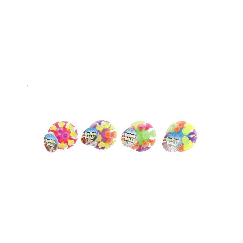 Piłeczka z przyssawkami 10cm 8/disp 621677 97074