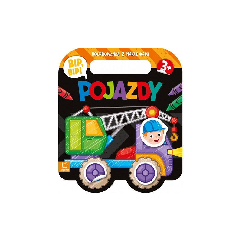 Bip, bip! Pojazdy kolorowanka z naklejkami 38764