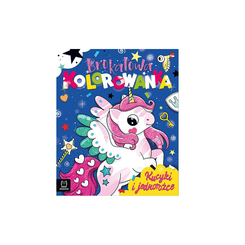 Brokatowa kolorowanka Kucyki i jednorożce 40584