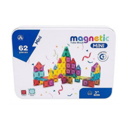 Klocki magnetyczne mini 62el/puszka H14413 57898
