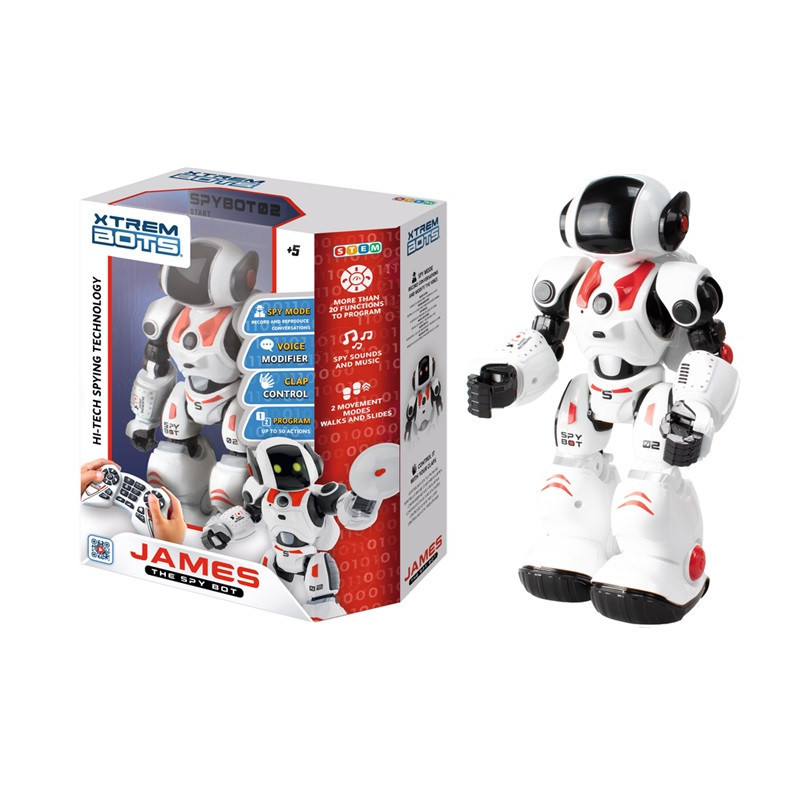 XTREM BOTS RC James The Spy Bot XT3803084 30846