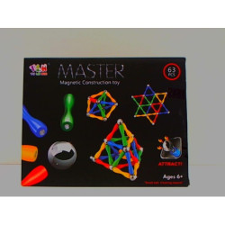 Klocki magnetyczne 63el BKLO3865 23865