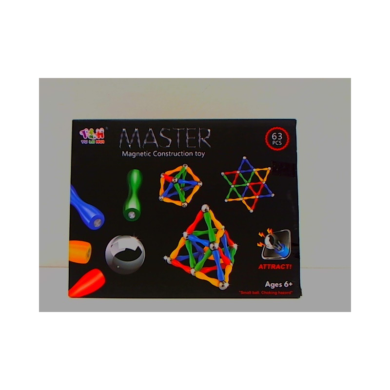 Klocki magnetyczne 63el BKLO3865 23865