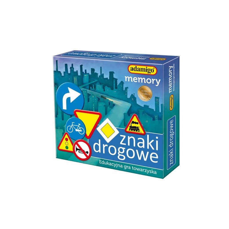 Znaki drogowe Gra memory Adamigo 07318