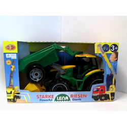 LENA traktor spychacz z przyczepą 02123 11403