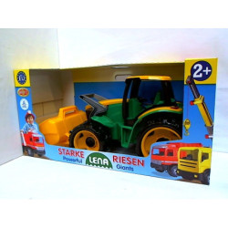 LENA traktor-spychacz ziel.62cm kart.02057 80006