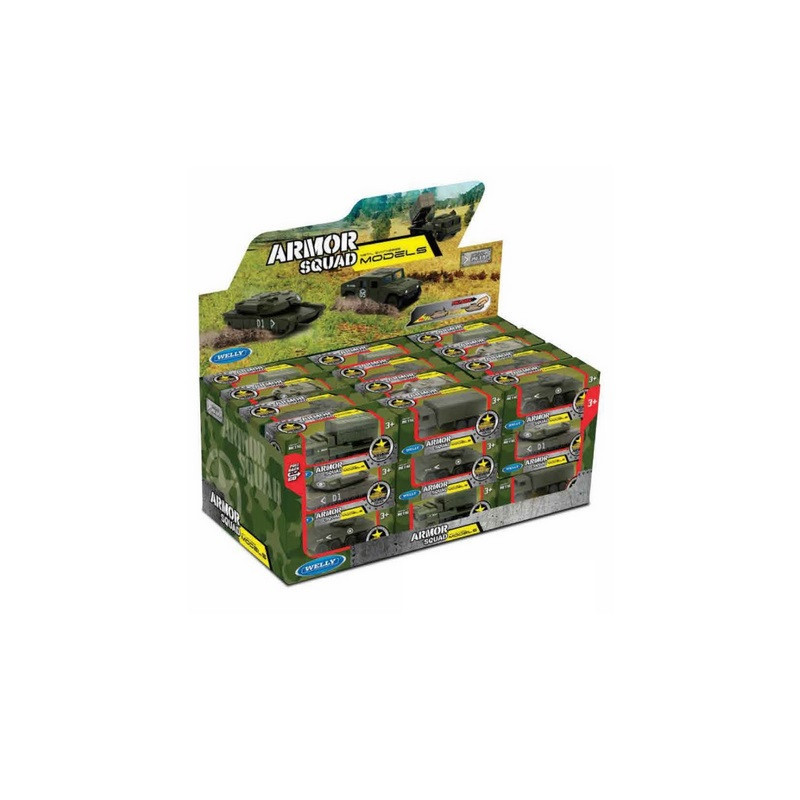 WELLY 1:60 samochody wojsk.pudełko 00461 04616