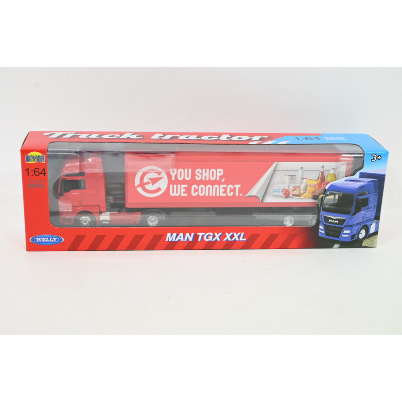 WELLY 1:64 truck MAN TGX 68011 83118