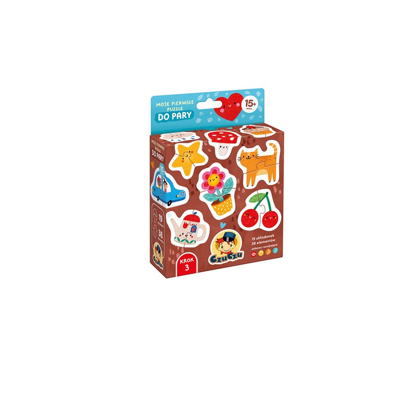 CzuCzu Moje pierwsze puzzle Do pary 92917