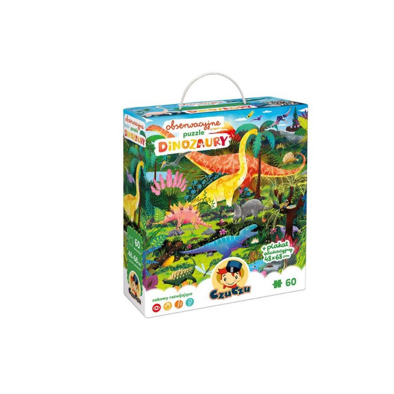 CzuCzu obserwacyjne puzzle Dinozaury 93174
