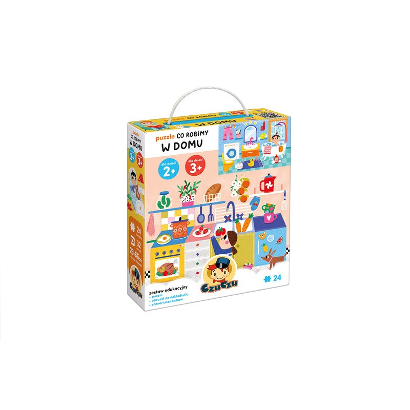 CzuCzu puzzle Co robimy W domu 92481