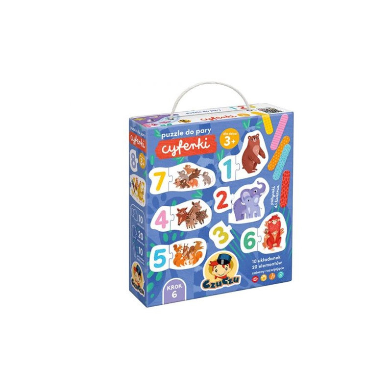 CzuCzu puzzle do pary cyferki 93686