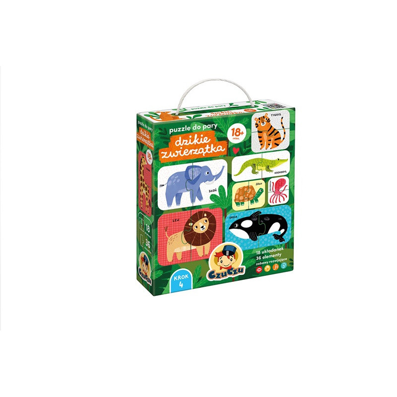 CzuCzu puzzle do pary Dzikie zwierzątka 92566