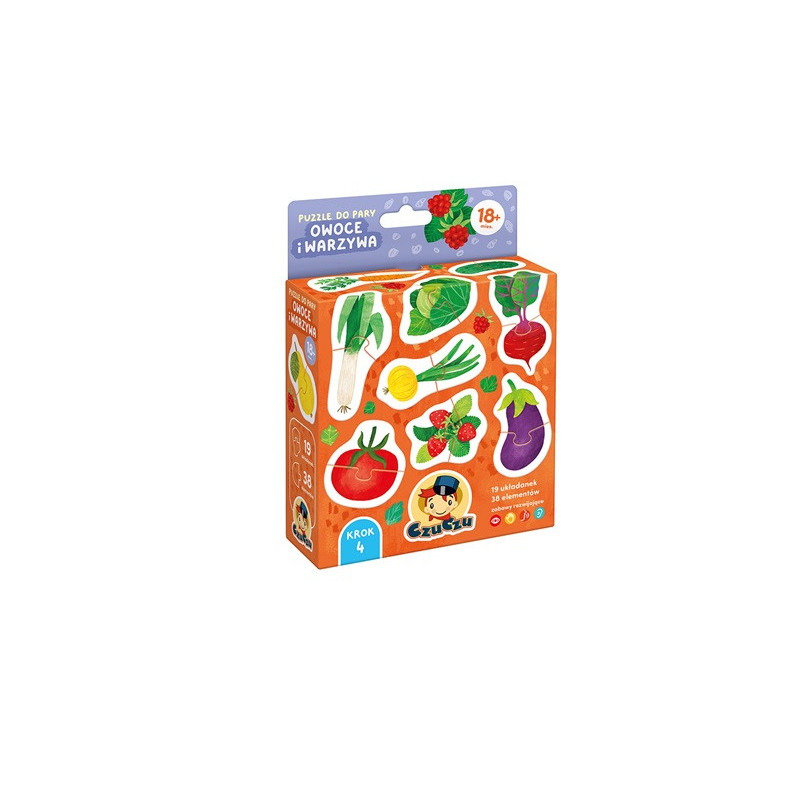 CzuCzu puzzle do pary Owoce i warzywa 92931