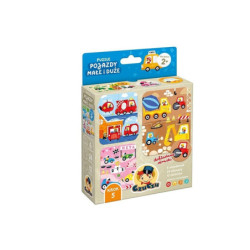 CzuCzu Puzzle Pojazdy małe i duże 2+ 93785