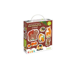 CzuCzu puzzle progresywne Zwierzątka w lesie 91835