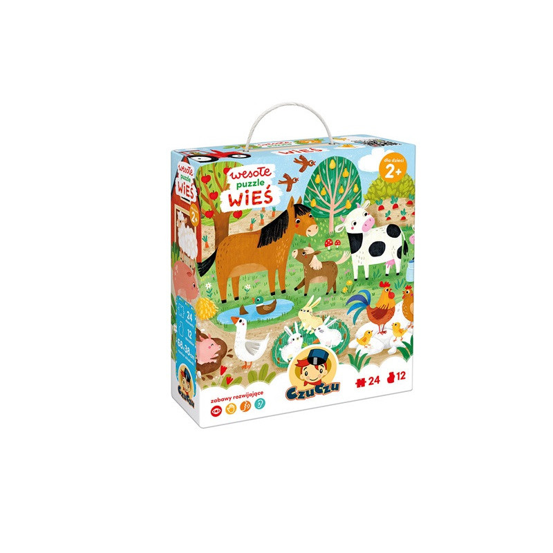 CzuCzu Wesołe puzzle Wieś 93020