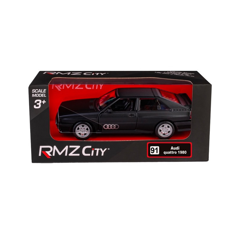 Model RMZ Audi QuatroCoupe matte black K-139 11394