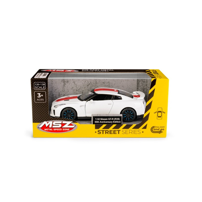 MSZ 1:32 Nissan GT-R 50thAnEd.White M-415 74156