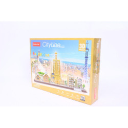 Cubic Fun puzzle 3D City Line Barcelona 02569