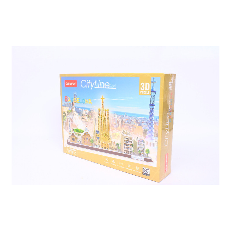 Cubic Fun puzzle 3D City Line Barcelona 02569