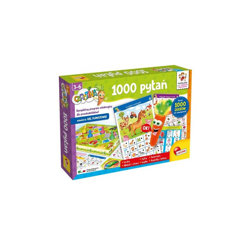Lisciani Carotina 1000 pytań PL49363 01351