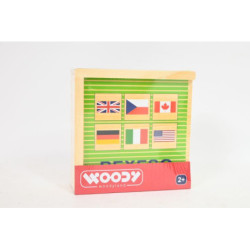 WOODYLAND Gra memory Flagi 93058 30586