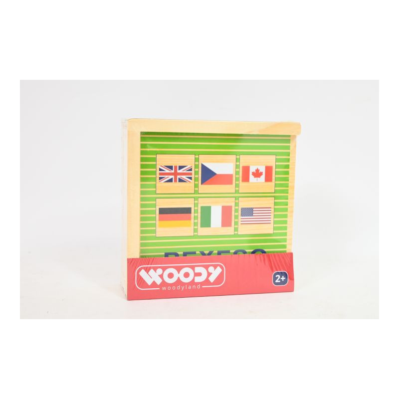 WOODYLAND Gra memory Flagi 93058 30586