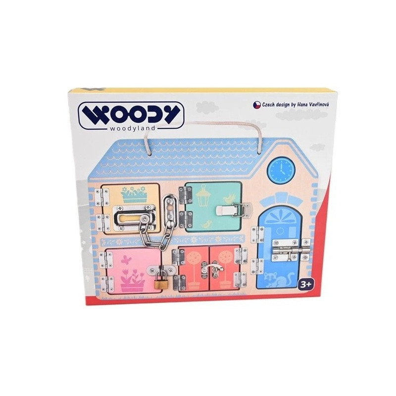 WOODYLAND Tablica eduk.z zamkami 91989 19895