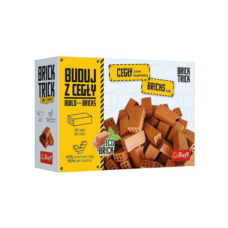 BRICK TRICK Cegły pełne uzupełn.40szt 61553