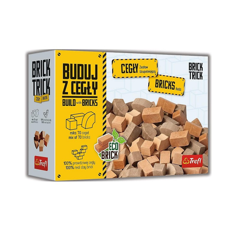 BRICK TRICK Cegły zamkowe mozaika uzup.70szt 61558