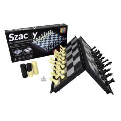 Gra Szachy 3w1 magnetyczne PRO Kids 91774