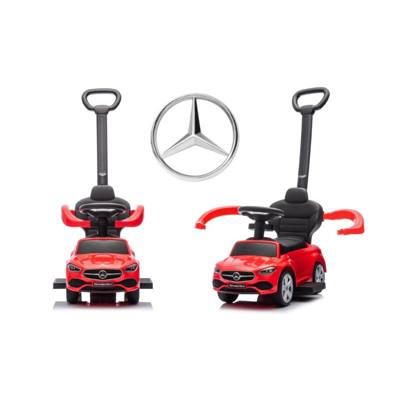 Jeździk z rączką Mercedes red 6104 27133