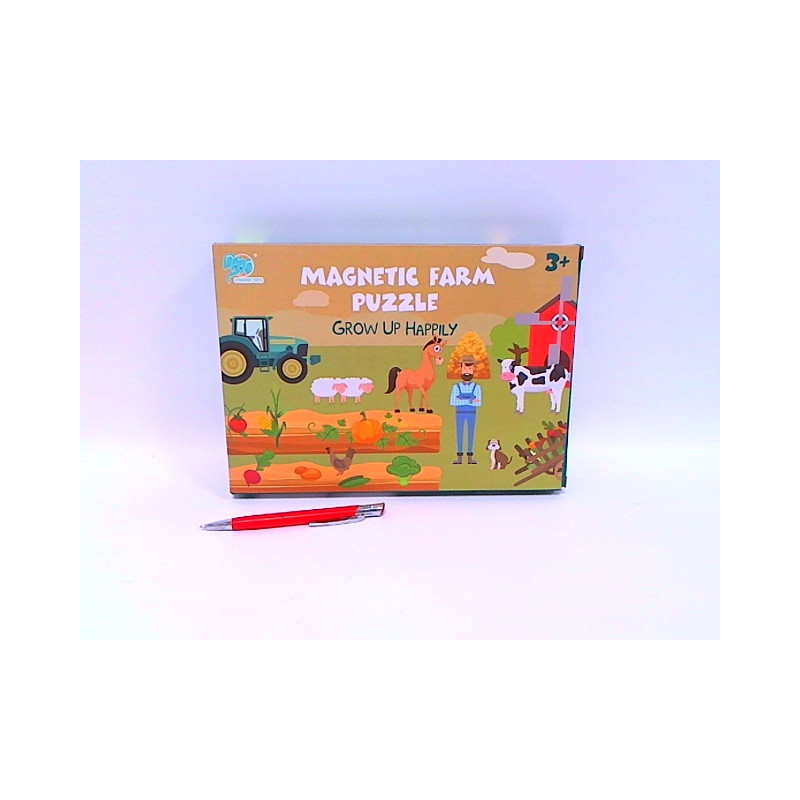 Gra magnetyczna puzzle farma HMG08 32918