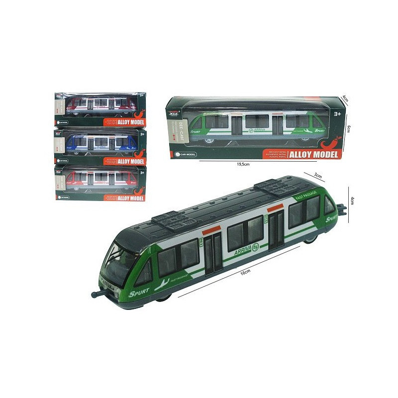 Pociąg 17cm 4kol box HX148 42337